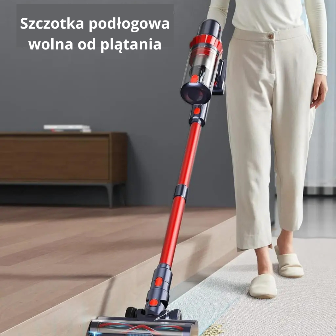 Odkurzacz ręczny 2w1 V12 z elektryczną szczotką Trade&Delivery
