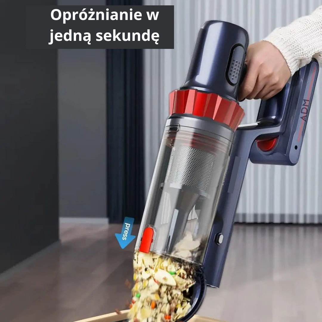 Bezprzewodowy odkurzacz 250W z filtrem HEPA Trade&Delivery
