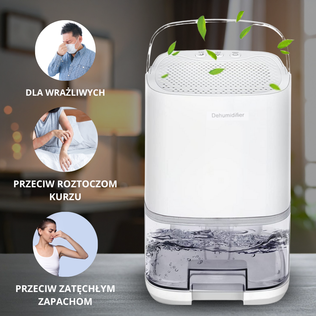 Mały osuszacz powietrza do sypialni Trade&Delivery